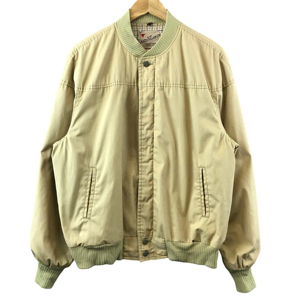 Vintage 60s/70s Men's Land-N-Lakes‎ Bomber Jacket size XL